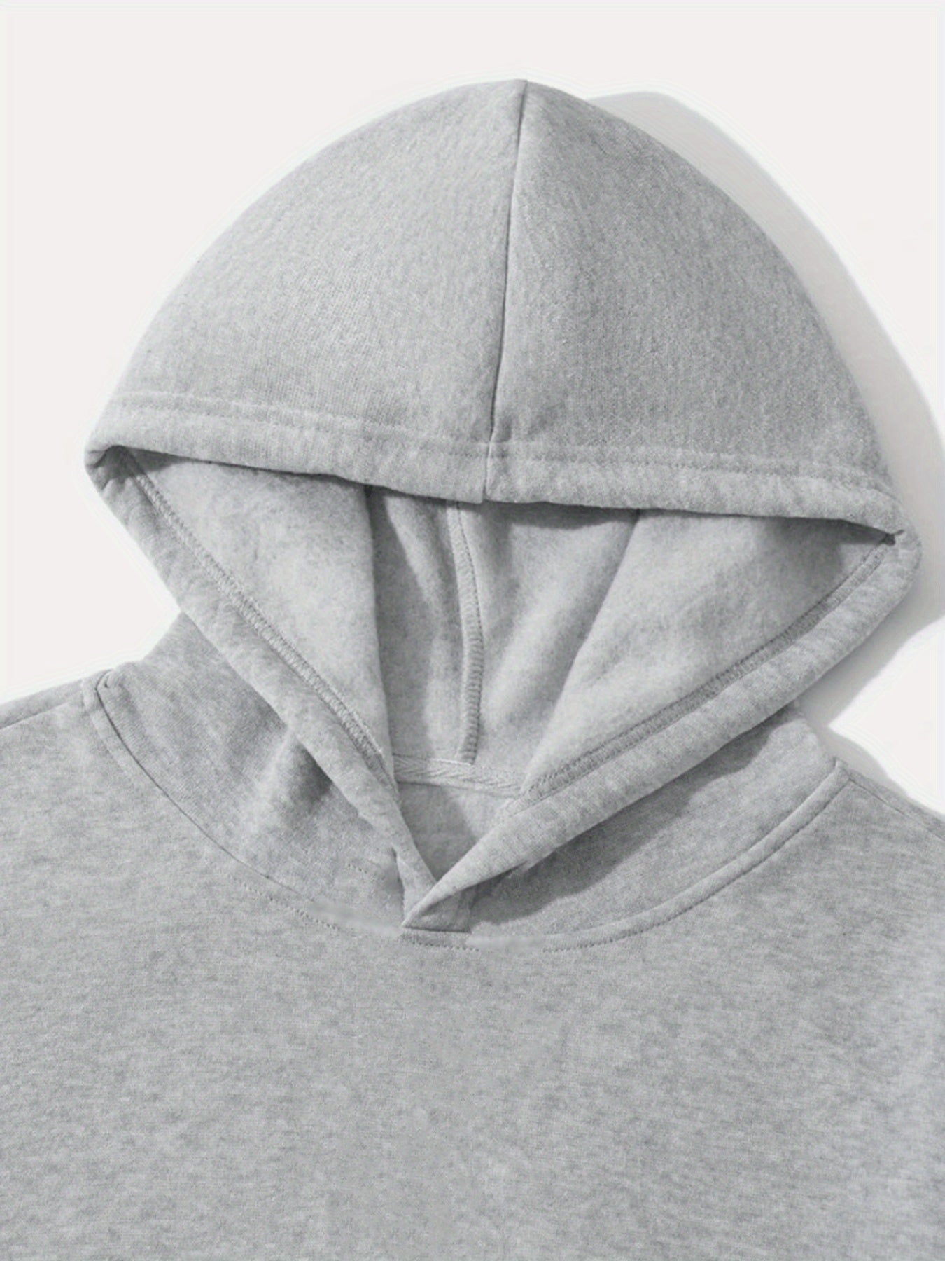 1pc Women'S Plus Size Casual Cotton Hoodie with Geometric Gorilla Print, Cute Street Style, Round Neck, Stretch Fabric, for Autumn\u002FWinter Leisure Activities