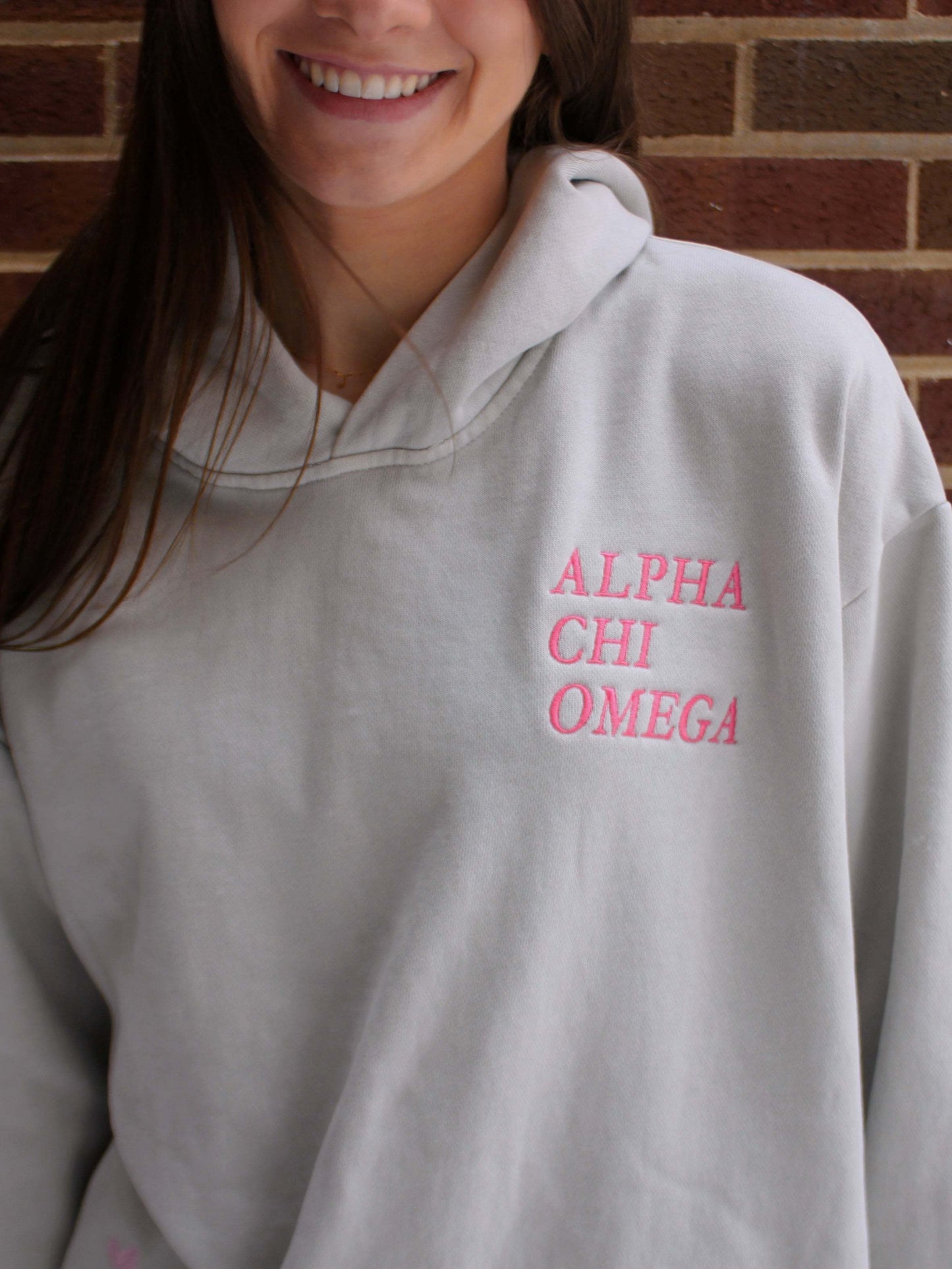 1pc Y2K Style Women'S Oversized Hoodie with Floral Letter Embroidery, Long Sleeve Polyester Hooded Sweatshirt with Pocket, Geometric Pattern, Autumn\u002FWinter Collection
