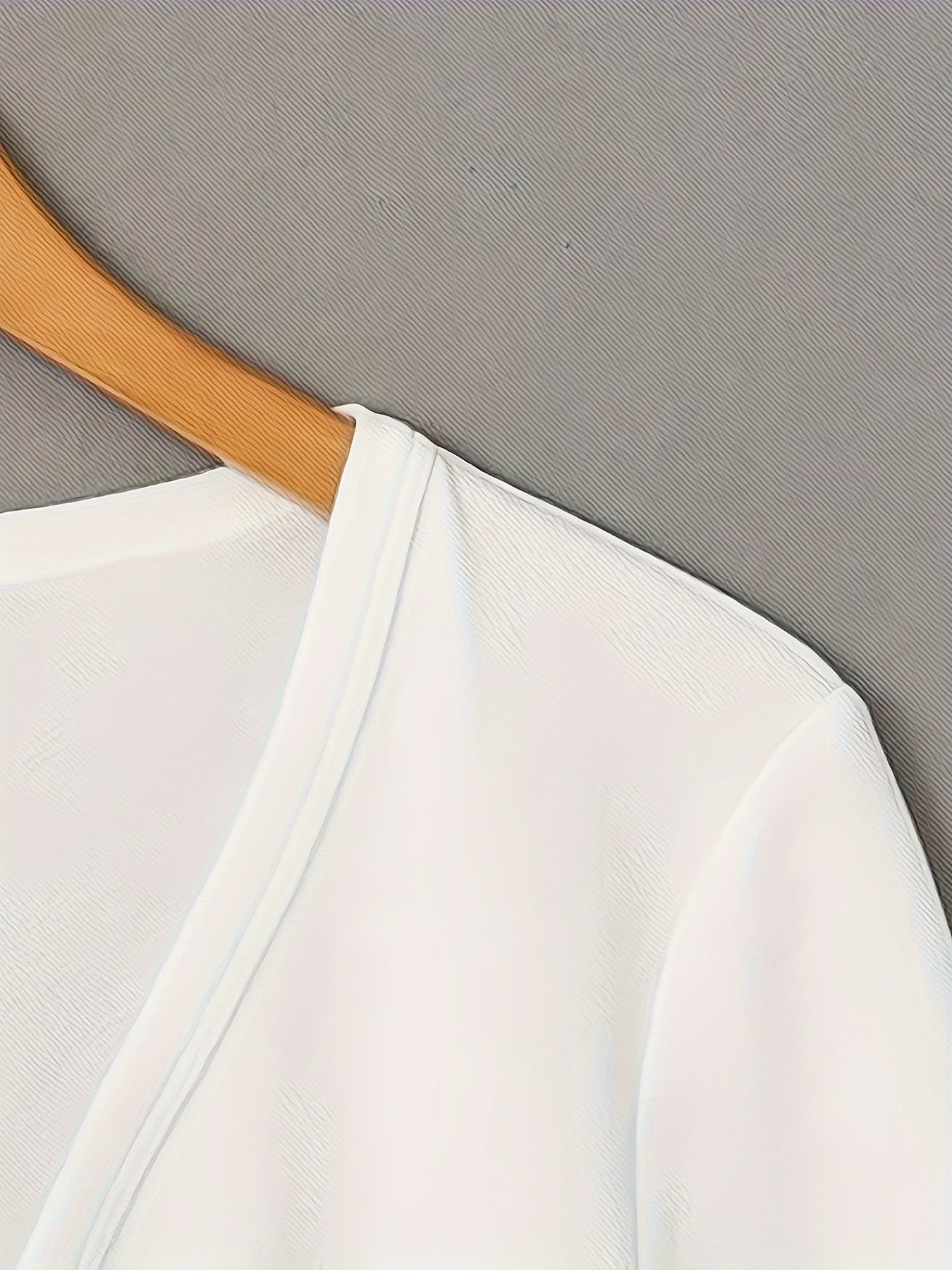 Women's Lightweight Open Front Cropped Jacket - Soft, Casual, Long Sleeve Outwear for Spring & Fall
