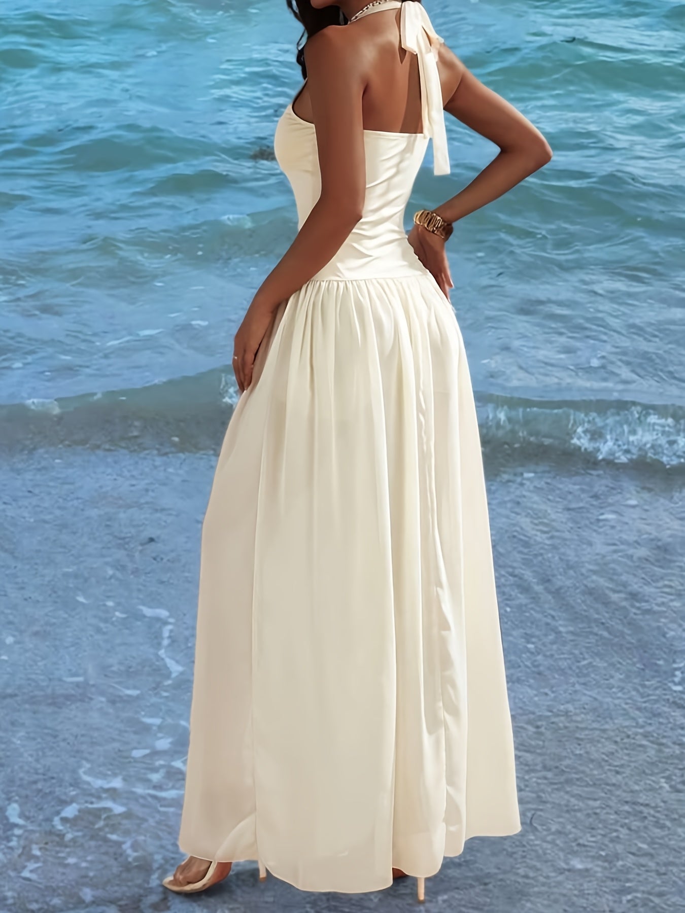 Women's Vacation Summer Beach Sleeveless Dress with Star Pattern, Perfect for Commuting\u002FElegant\u002FSexy\u002FFestival\u002FHawaiian\u002FRomantic\u002FDate Occasions
