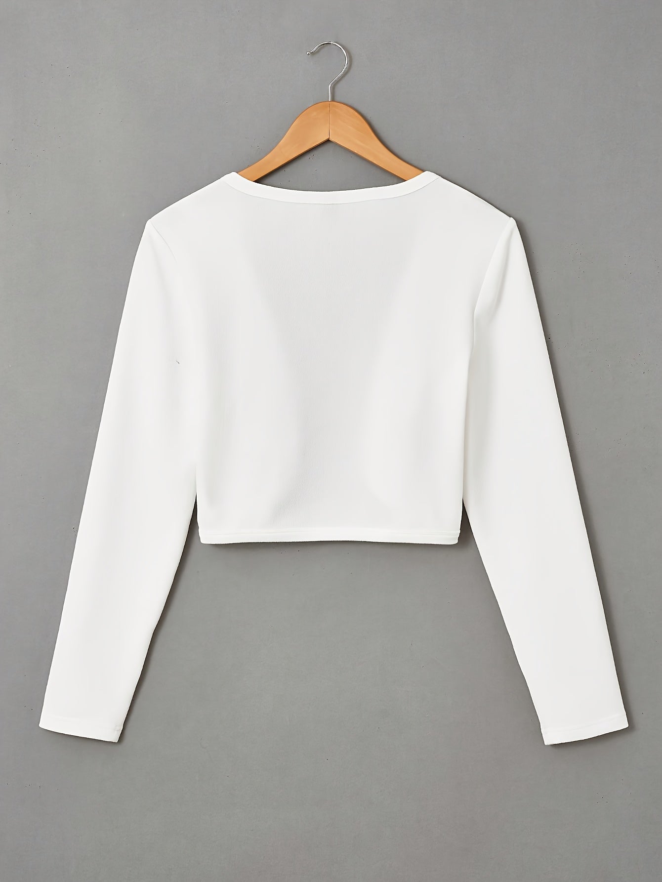 Women's Lightweight Open Front Cropped Jacket - Soft, Casual, Long Sleeve Outwear for Spring & Fall
