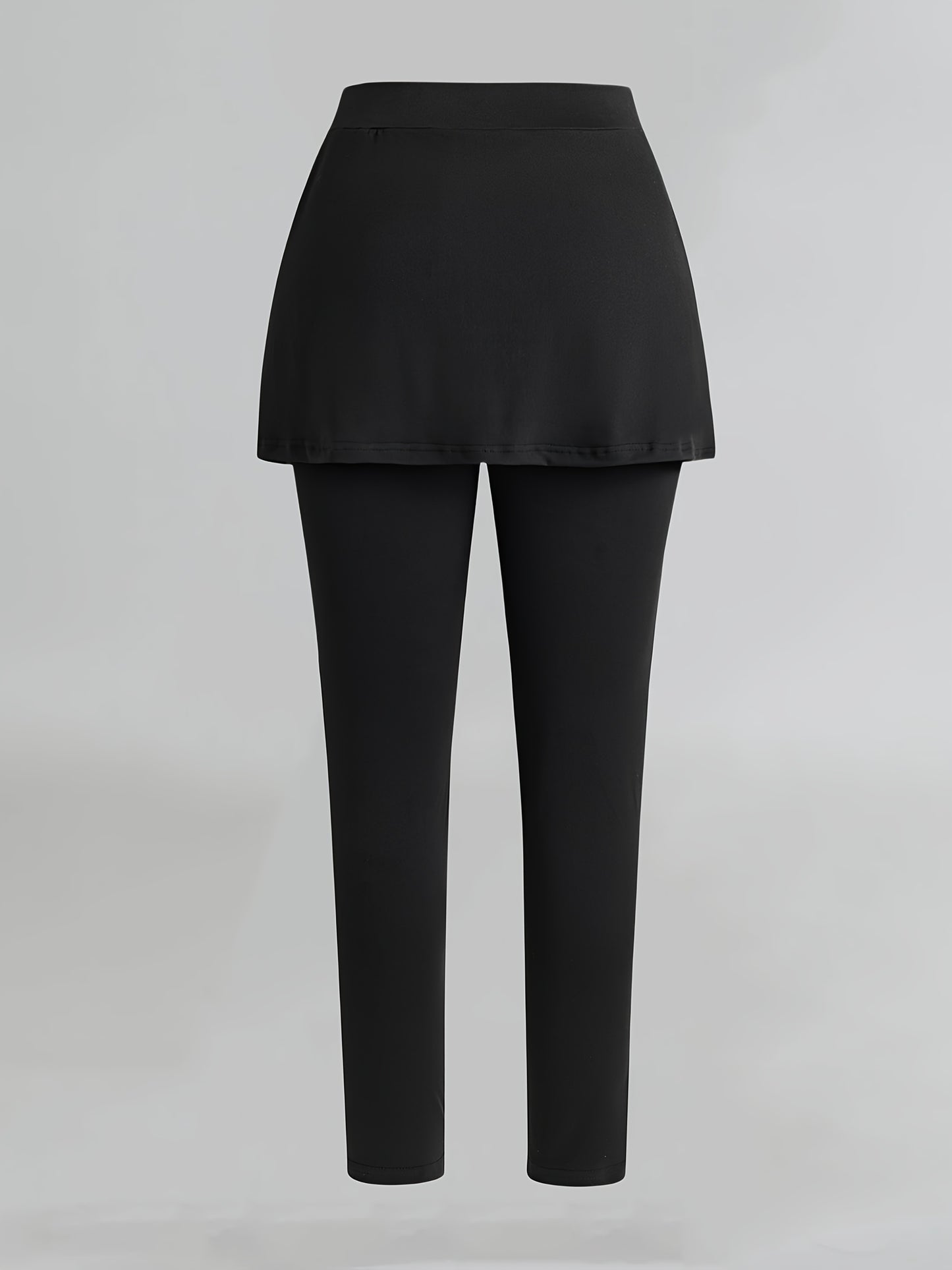 Comfortable Stretch Gothic Style Lace-Up Skirt Pants | 100% Polyester | Comfortable Stretch Fit | Casual, All-Season | Women
