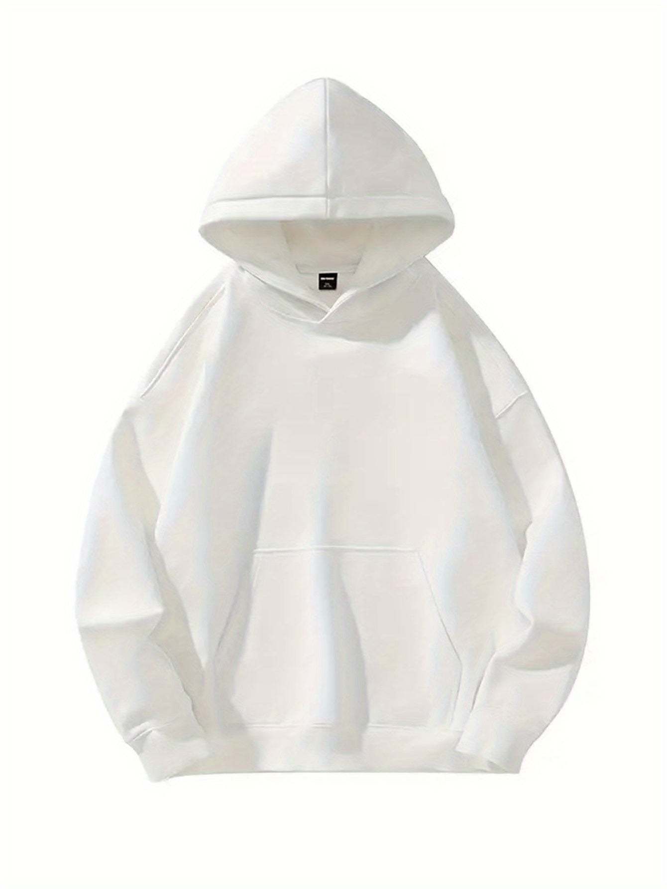 1pc Women'S Plus Size Casual Cotton Hoodie with Geometric Gorilla Print, Cute Street Style, Round Neck, Stretch Fabric, for Autumn\u002FWinter Leisure Activities